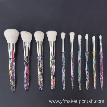 Crystal Bling Professional Makeup Brush Set Private Label